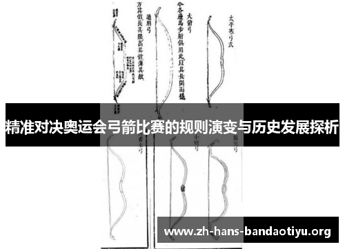 精准对决奥运会弓箭比赛的规则演变与历史发展探析