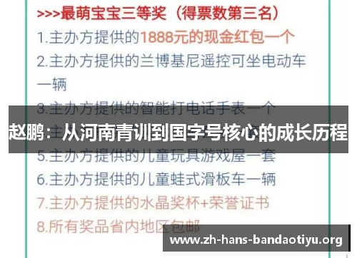 赵鹏:从河南青训到国字号核心的成长历程 赵鹏:从河南青训到国字号核心的成长历程